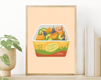 Pinakbet Kunstdruck: Philippinische Food Illustration (20x30)