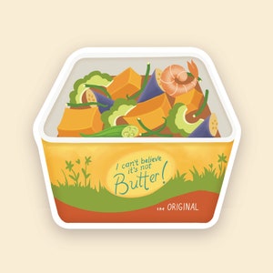 3" STICKER | pinakbet in Filipijns tupperware | Filipijns eten | fil-am | Filipijnse sticker | pinay | pinoy | vinyl | waterdicht