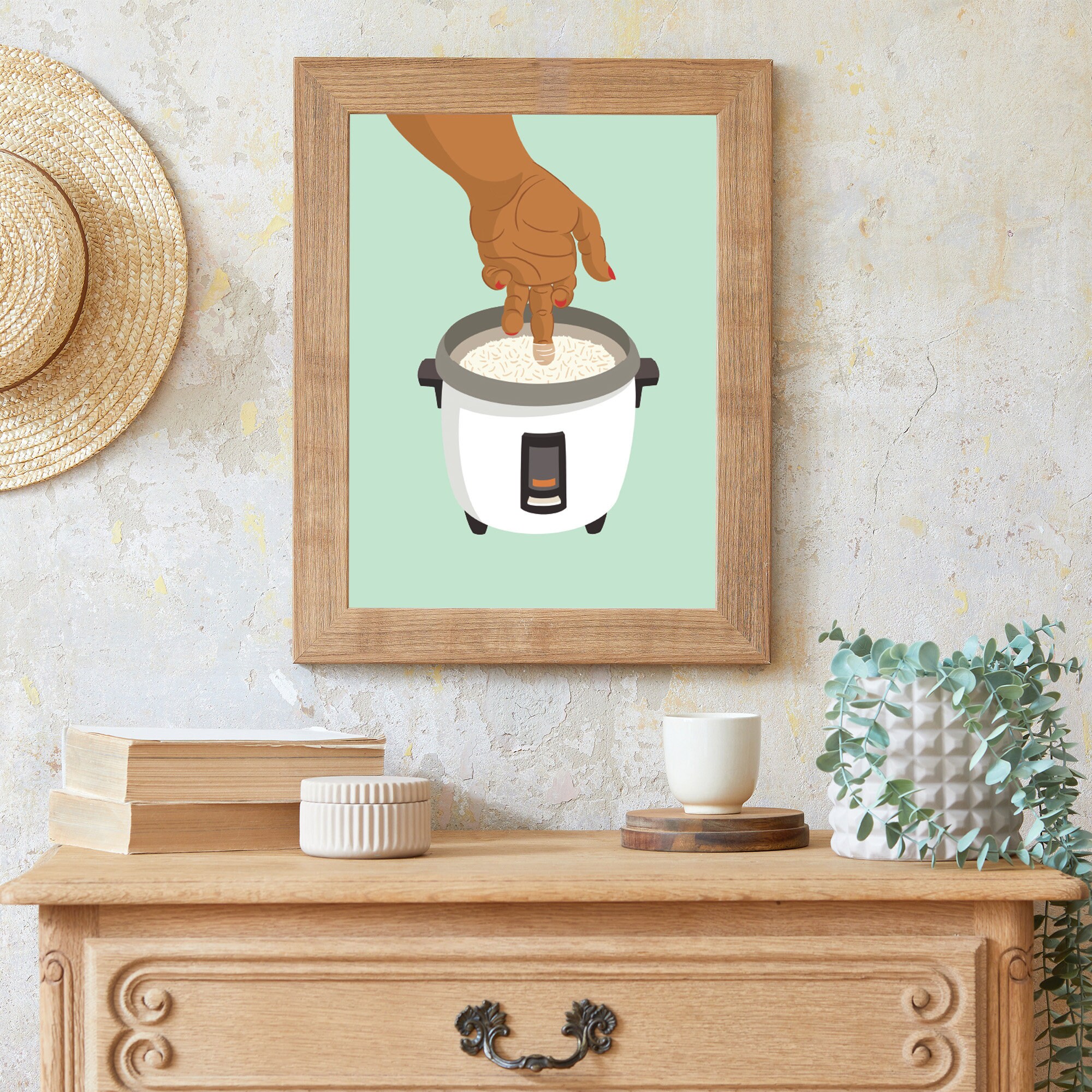 Art Print 8x10 Rice Knuckle Physical Print Illustration Filipino Art Filam Pinay Pinoy Etsy