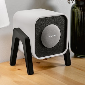 Kit di aggiornamento Google Home Mini - Alloggiamento altoparlante retrò - Design moderno con piastre frontali intercambiabili