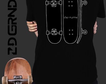 Skateboard, Skateboarding Vintage T-Shirt, Skate Boarding Sport Fans Gift, Skateboarder Tricks Lover, Skateboarders Perf