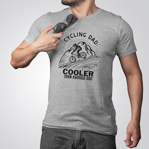 Cycling Dad Shirt, Cool Dad Shirt, Cyclist, Father&#39;s Day Gift, Gift for Dad, Gift for Cyclist, Gift for Biker, Dad Shirt, Biker Dad