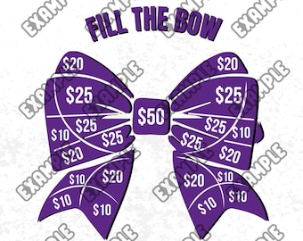 Fill My Bow Fundraiser Sheet