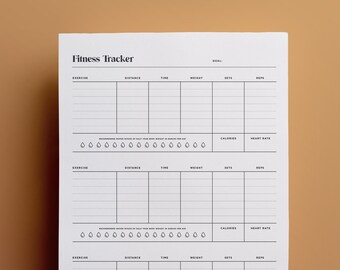 Step Tracker Printable - Etsy