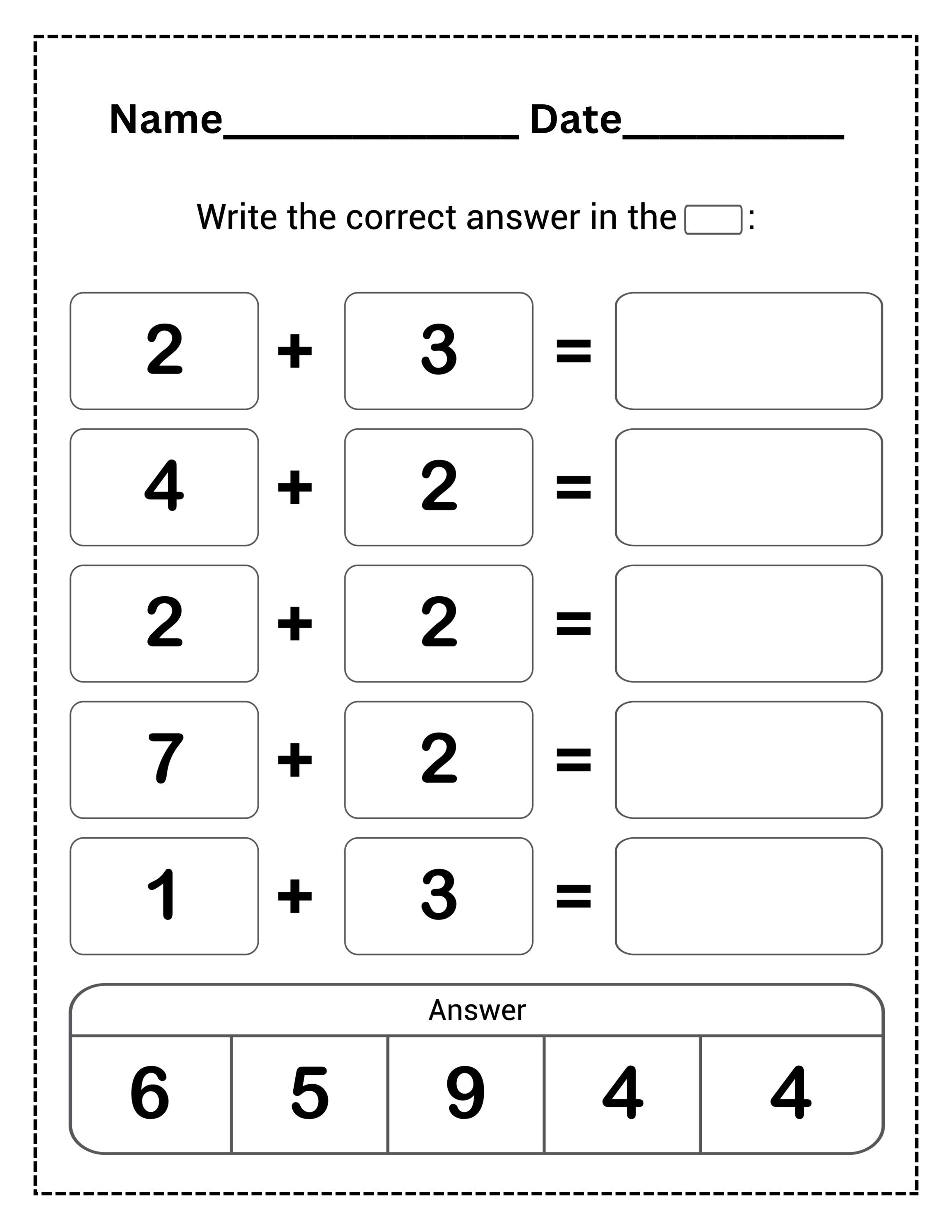 Addition Fact Fluency Worksheets | 30 Printable Math Practice Pages ...