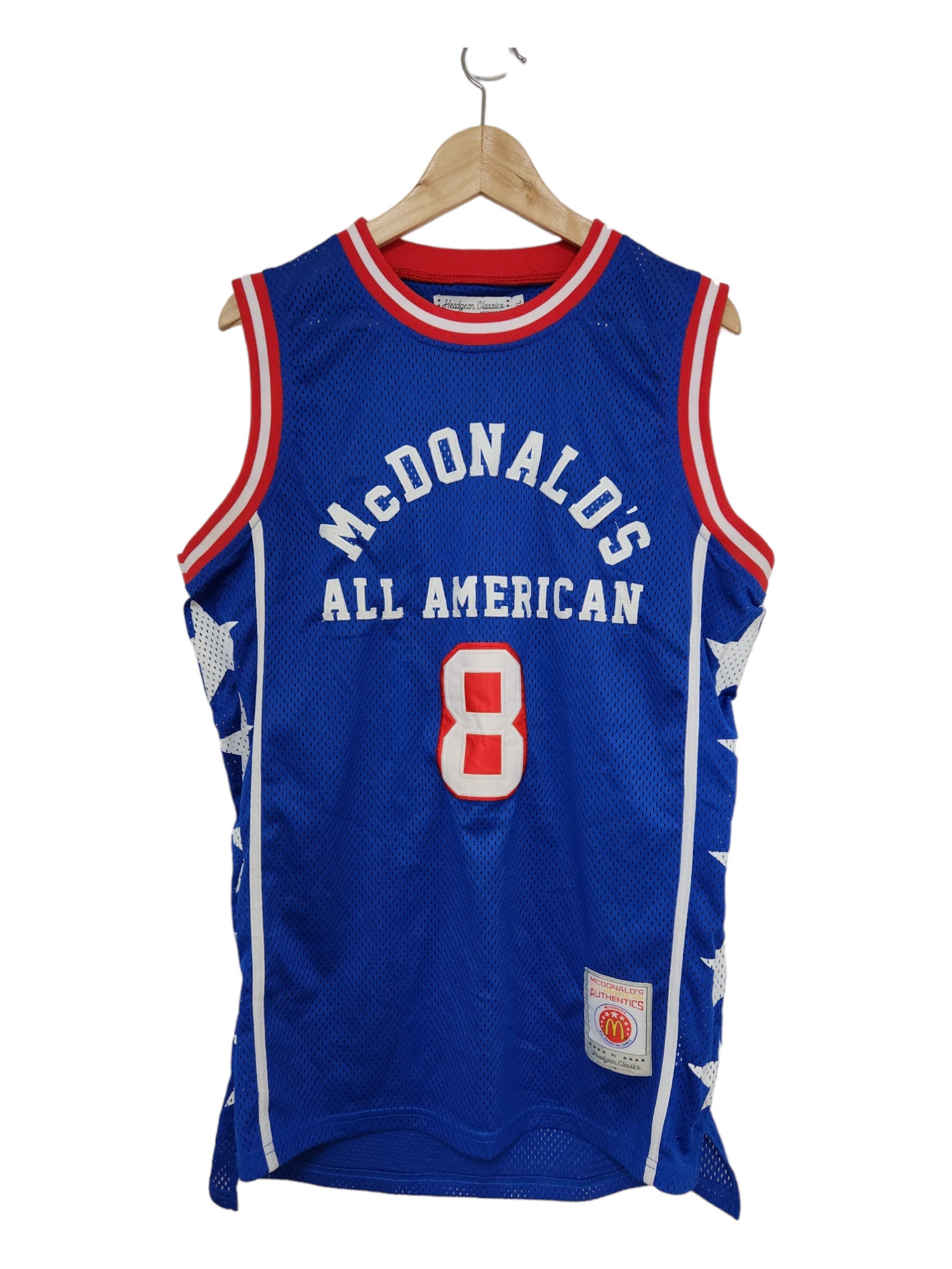 Lebron James Men's Headgear Classics McDonald's All American High School  Basketball Jersey (X-Large)