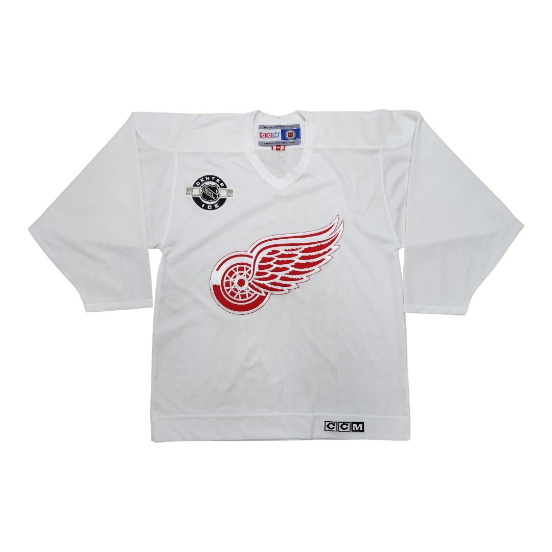 Detroit Red Wings Customized Replica Hockey Jersey Red / Medium