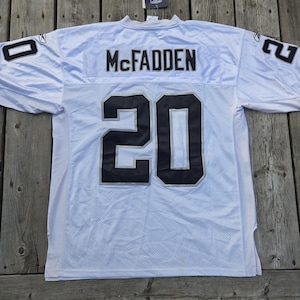 Vintage #20 Darren McFadden Oakland Raiders NFL jersey with Tag / Size 48
