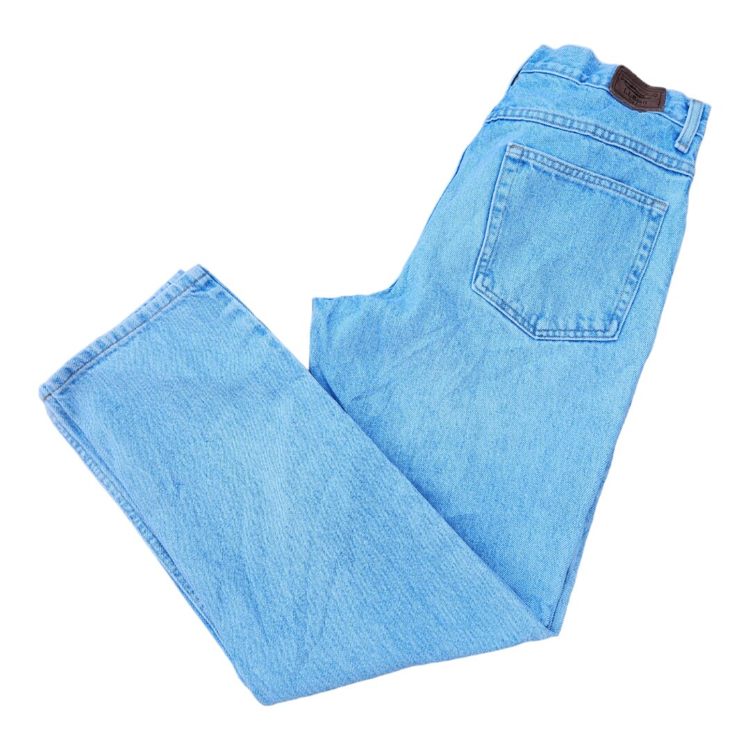 Vintage LL Bean Jean, 32x29, Vintage Denim, Light Blue Denim, Vtg Men's