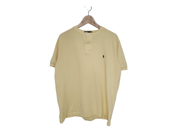 Ralph lauren collarless polo new arrivals