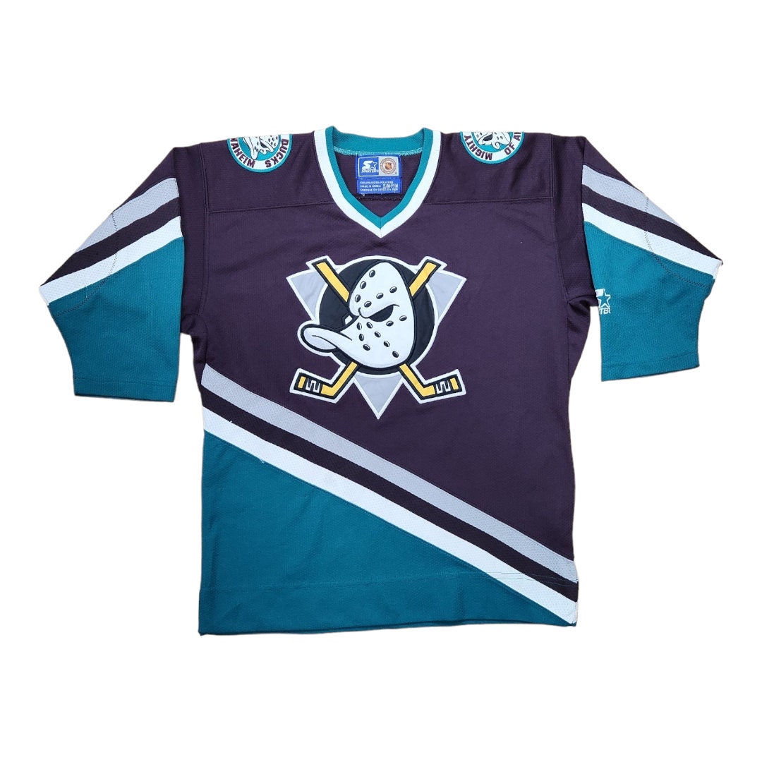 Blank Custom Ice Hockey Anaheim Mighty Ducks Jersey, customized Any Number,  Any Name Sewn On - AliExpress