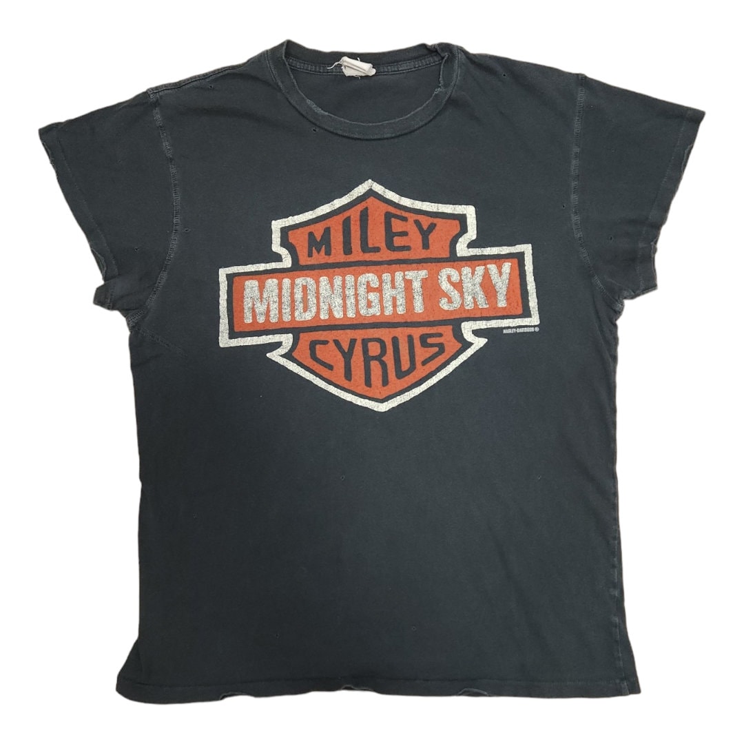専門店では Vintage Miley Sky 'midnight Davidson Harley X Cyrus 洋楽