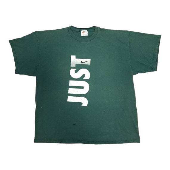 Vintage Nike Just Do It Crewneck T-Shirt Made in … - image 1
