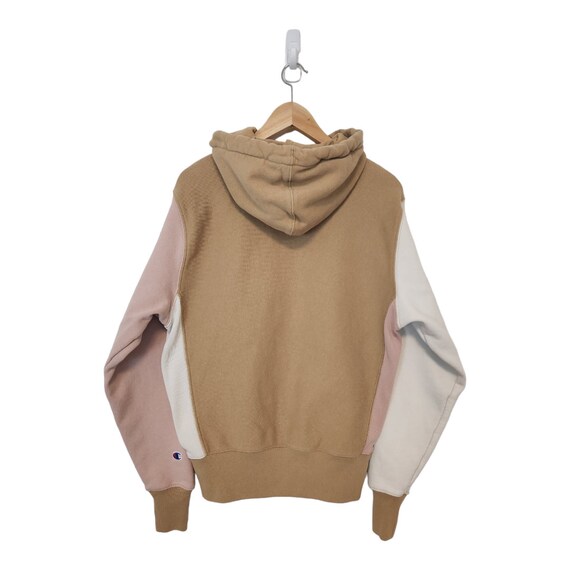 Champion hoodie color block deals