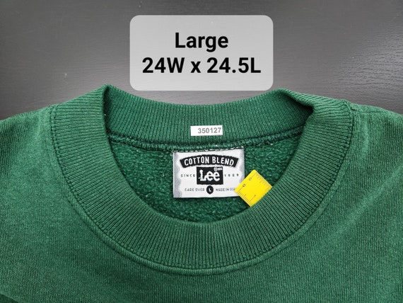Vintage USA Branson Green Crewneck Sweatshirt Mad… - image 4