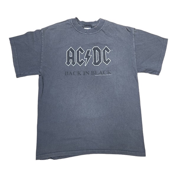 Vintage AC/DC, Medium, 2008 Back in Black, Rock Tee, Band Tee, Rap Tee, Metal Tee, Streetwear