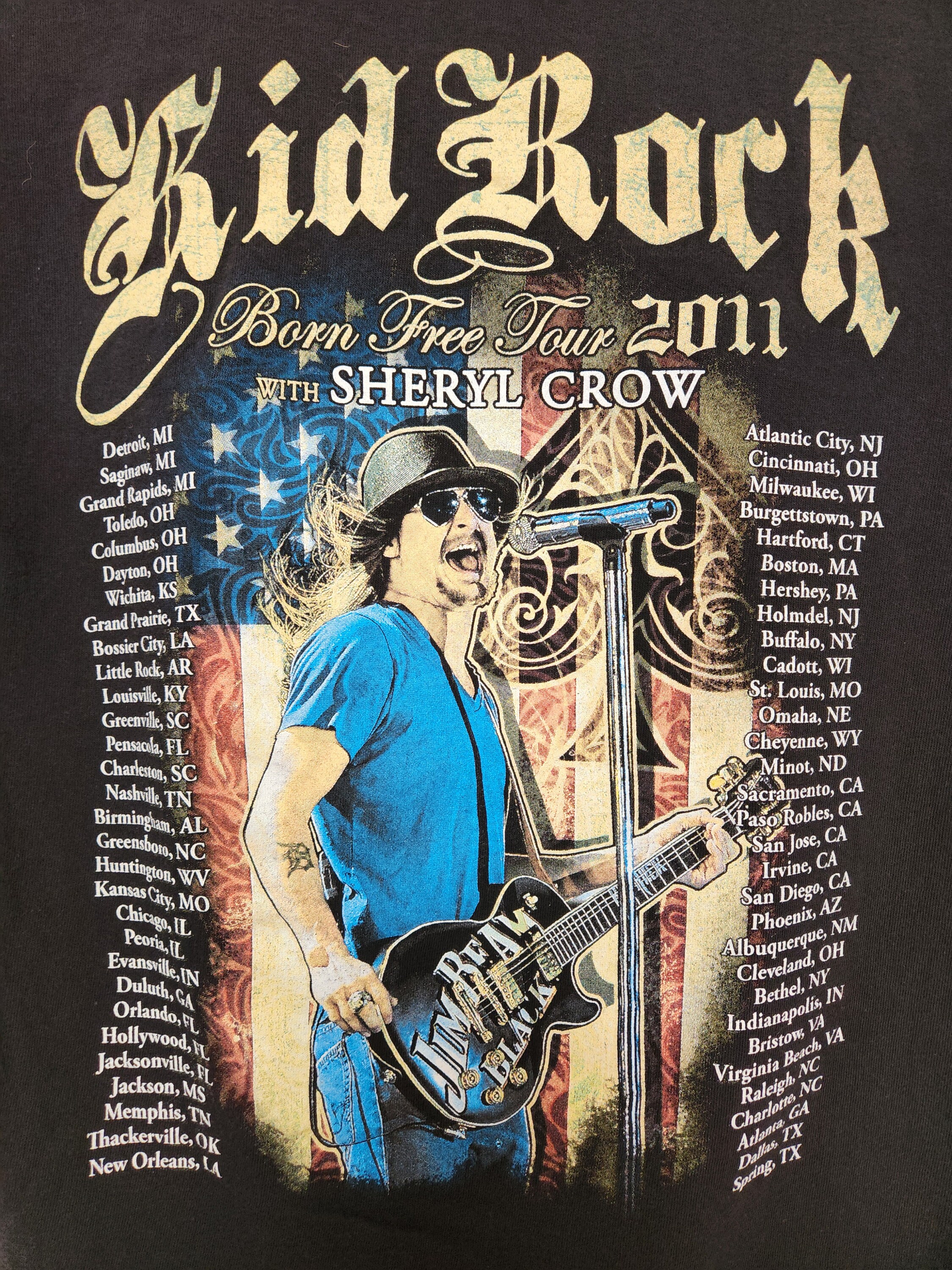 Neil Young Sheryl Crow Sarah Tシャツ 2009年 Neil Young Sheryl Crow Sarah Tシャツ 2009年