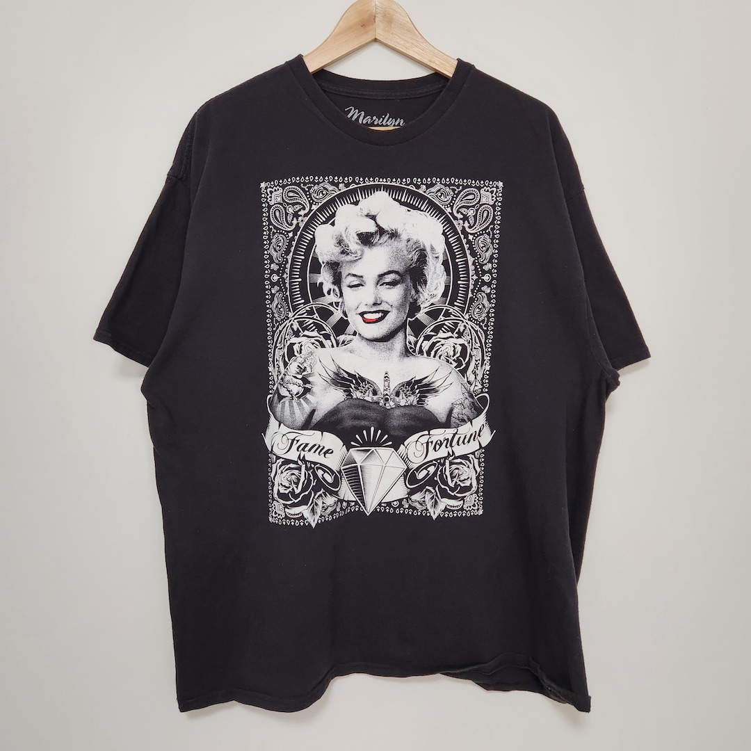 Vintage Marilyn Monroe Tattoo Contemporary Art Print Crewneck T-shirt ...