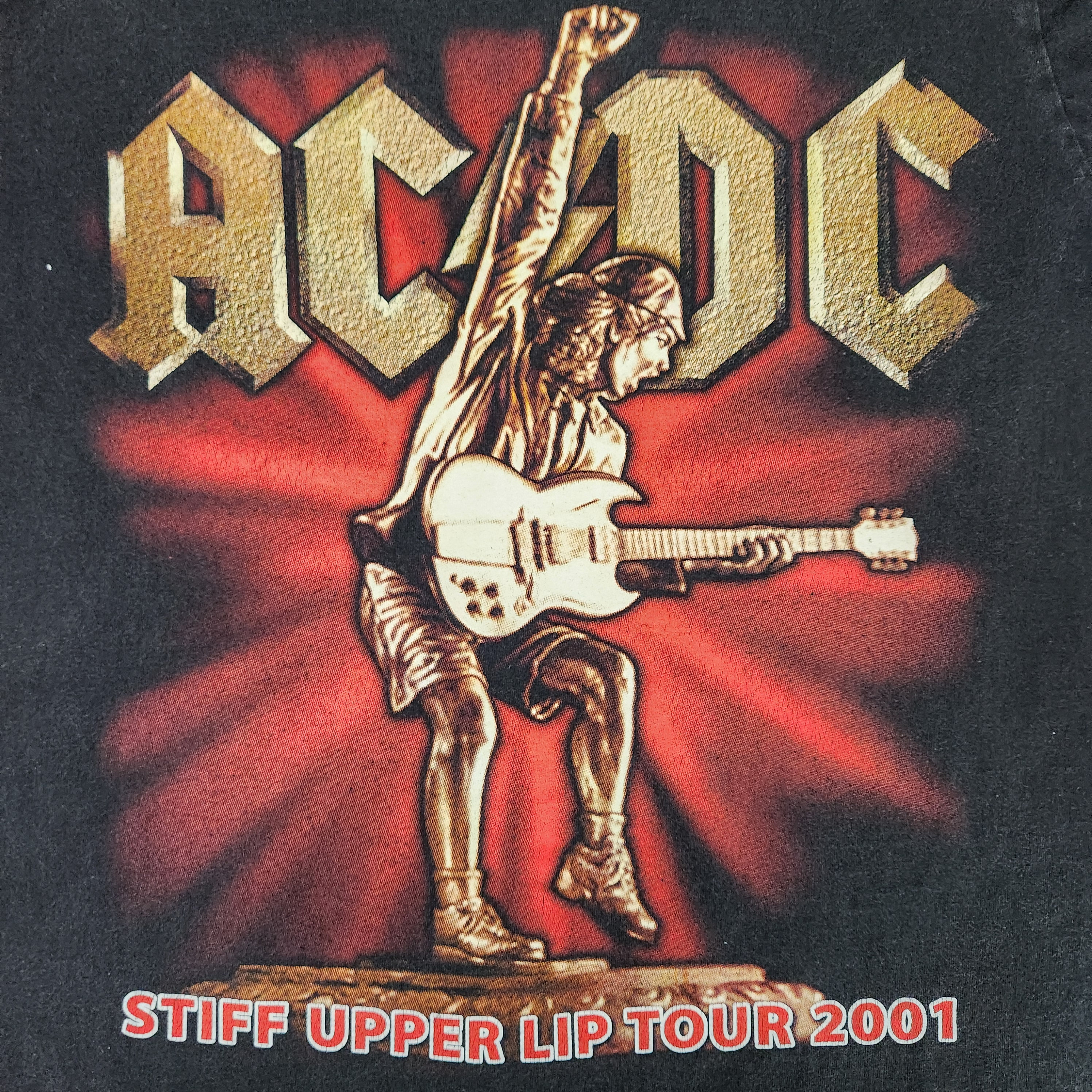【AC/DC】Stiff Upper LipツアーTシャツ 2001年 AC/DC Stiff Upper Lip Tour Tee – Recycled Karma Brands
