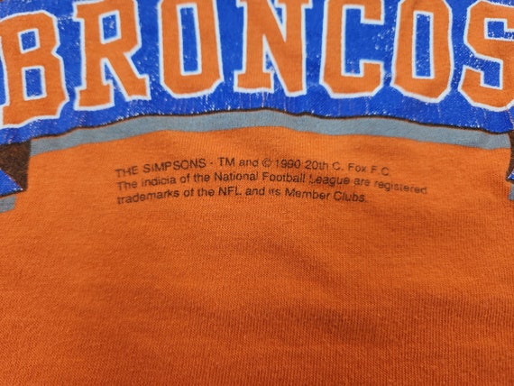 Vintage 1990, Broncos, XS, Denver Broncos, Bart S… - image 5