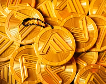 The Finals Gold Coin Keychain: Ospuze Game Charm