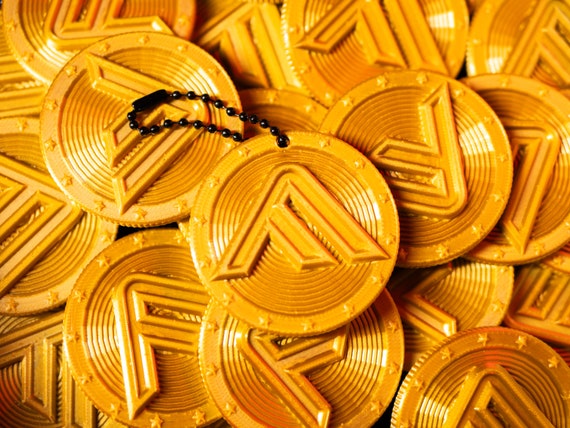 The Finals Gold Coin Keychain: Ospuze Game Charm - Etsy