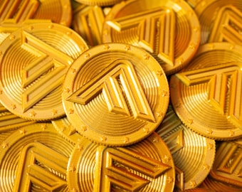 The Finals Gold Coin Prop: Ospuze Game Charm-sleutelhanger