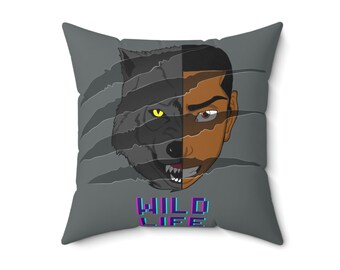 Spun Polyester Square Pillow