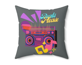 Spun Polyester Square Pillow