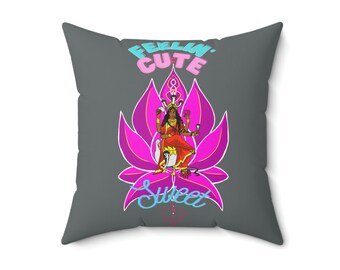 Spun Polyester Square Pillow