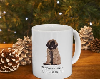 Taza Leonberger / Taza de perro / Regalos para el dueño del perro / Amante del perro / Dueño del perro