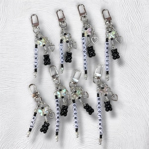 Ateez mini keychains