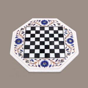 Marble Chess Table With Pieces Set Unique Board Games For Gifts