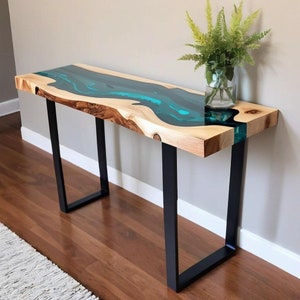 Console Table, Entry Way Table, Custom order, Epoxy resin table, Handmade Table, Home decoration, Living room furniture, Handmade Furniture