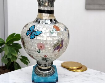 新築祝いのギフトに最適なヴィンテージ大理石製植木鉢