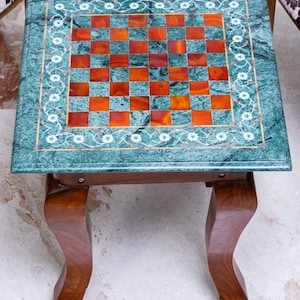 Marble Chess Table With Pieces Set Unique Board Games For Housewarming Gifts