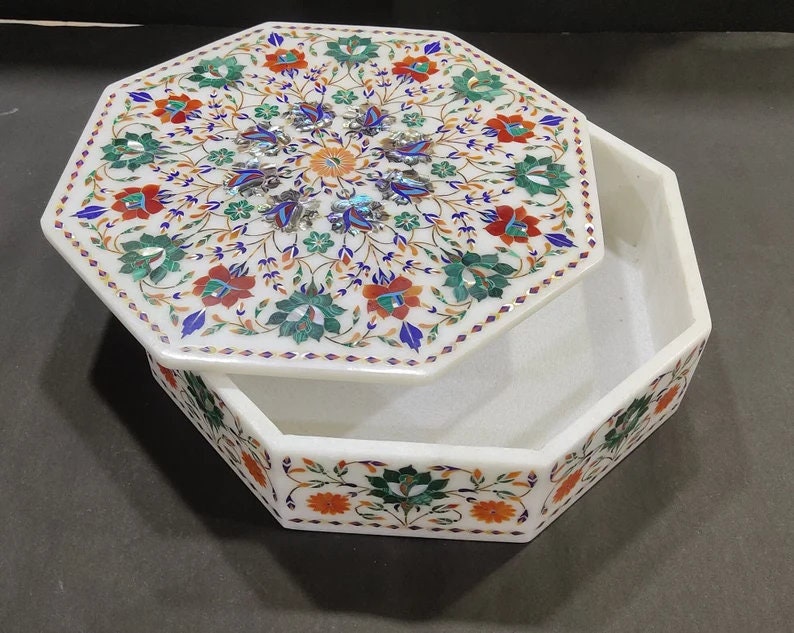 Marble Box With Lid 