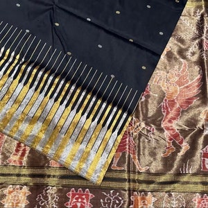 Sambalpuri tissue silk saree exclusive handweaved- highest quality designer saree