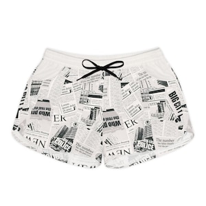 News Flash Fam Big Little Top Big Little Sorority Reveal Shorts Newspaper Letters Big Little Bottoms White Big Little Outfits