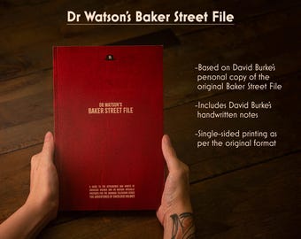Dr. Watson's BAKER STREET FILE - Based on David Burke's original copy