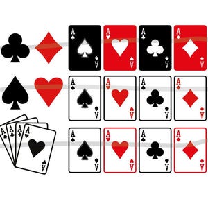 POKER, CARDS, CASINO, poker card, queen, king, vector, playing cards, png, las vegas, casino party design