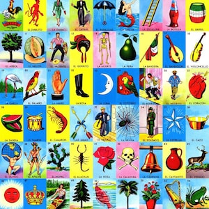 LOTERIA MEXICANA, LOTERIA, jogo de tabuleiro, México, jogo mexicano, la chalupa, el gallo, cartões de loteria, cartão de loteria, o bêbado pdf