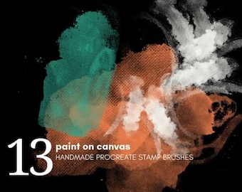 13 Peinture sur toile ProCreate Brushes Graphic