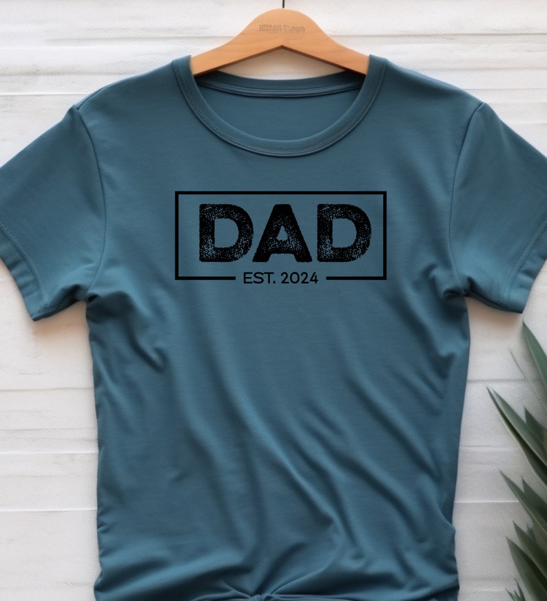 Dad Est. 2024 Logo Dad 2024 Svg Loading New Dad 2024 Digital Design Png