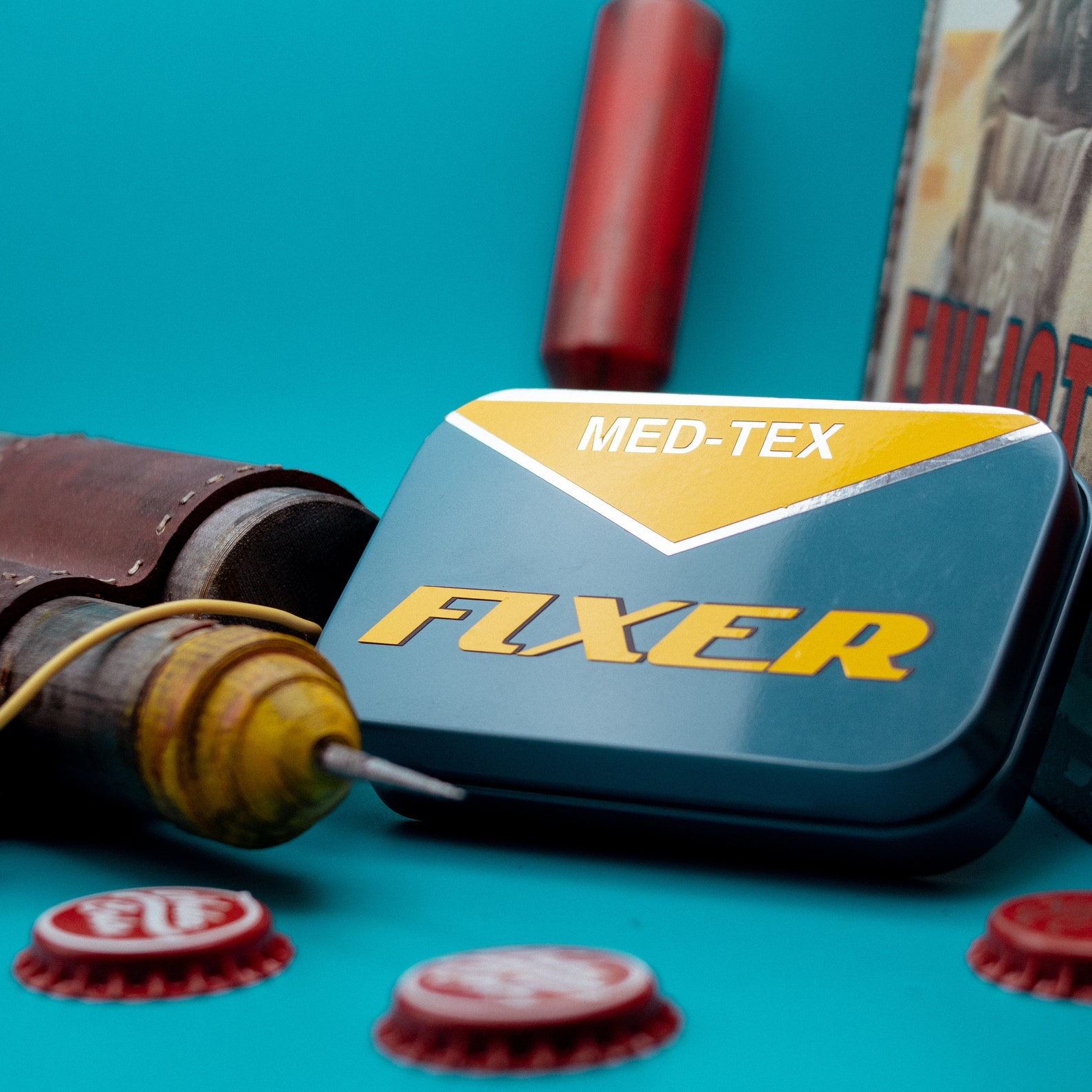 Fallout New Vegas Inspired Fixer Tin Etsy