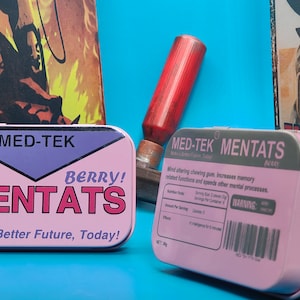Lata de mentats inspirada en Fallout - Berry