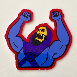 Skeletor sticker | water bottle laptop sticker | journaling notebook sticker