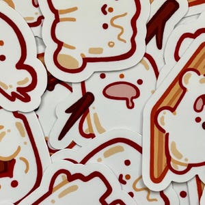 S’mores sticker bundle | water bottle laptop sticker | journaling notebook sticker