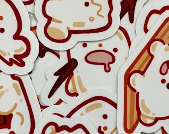 S’mores sticker bundle | water bottle laptop sticker | journaling notebook sticker