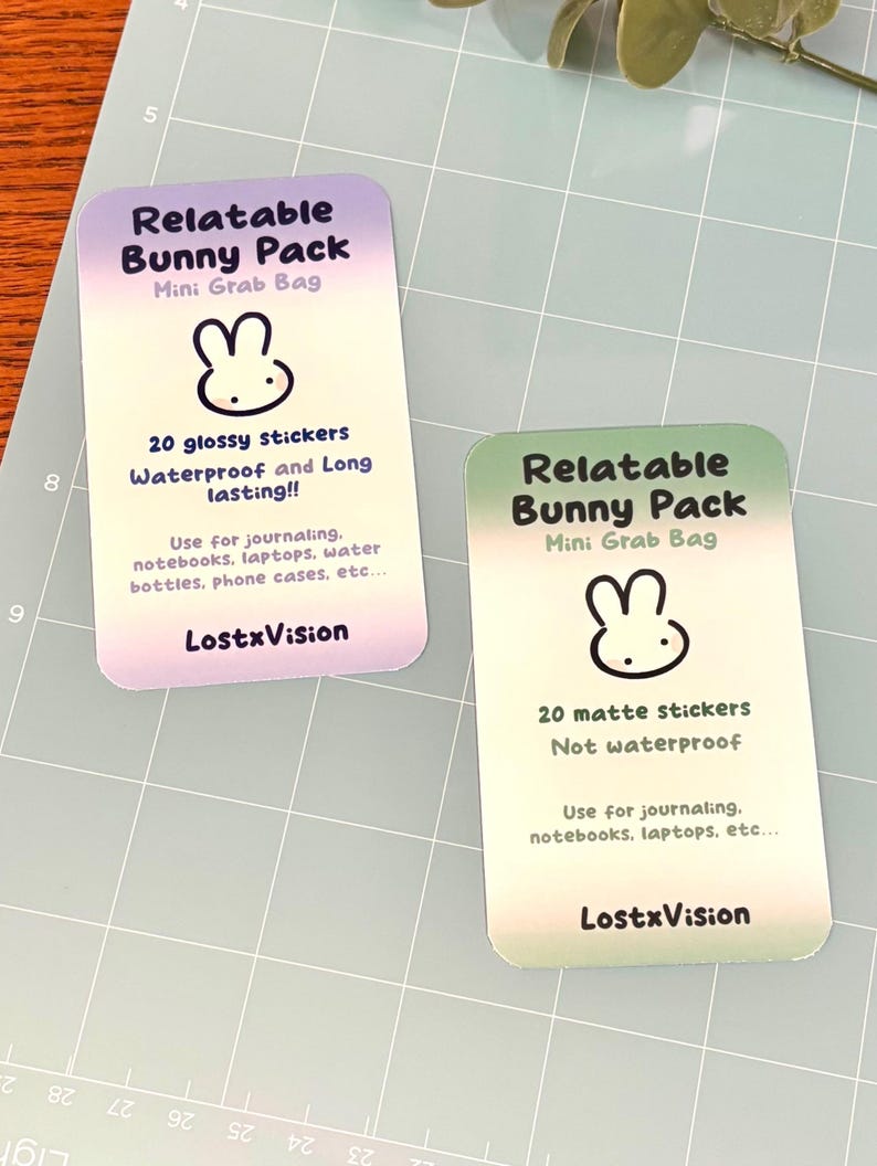 Relatable Stickers Help Relatable Bunny Mini Grab Bag | 20 Matte Stickers | Laptop Sticker ...